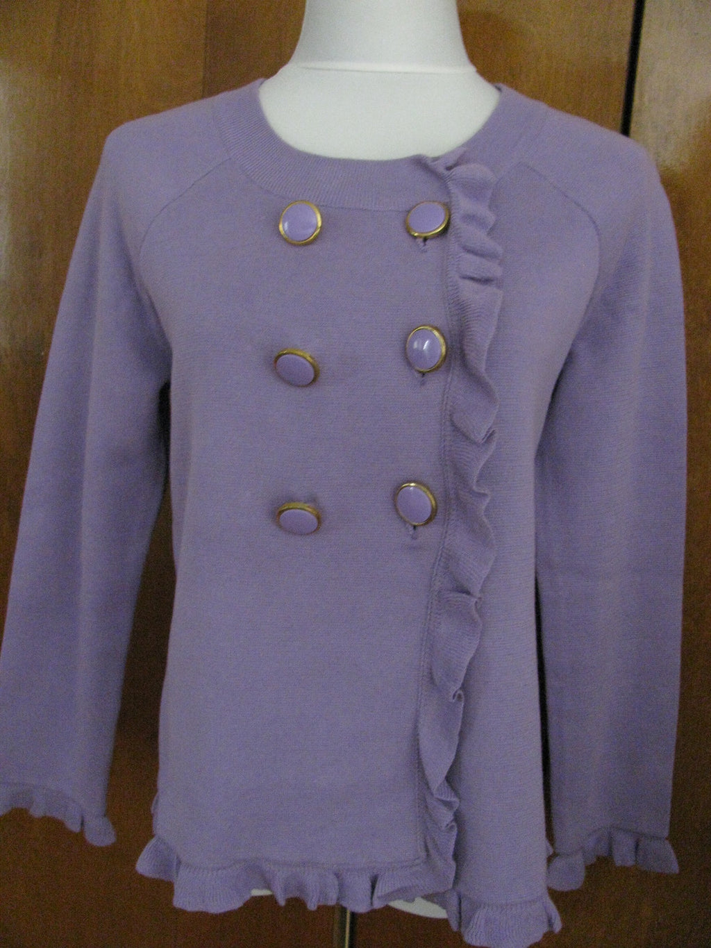 Kenar women's cotton lilac cardigan Large