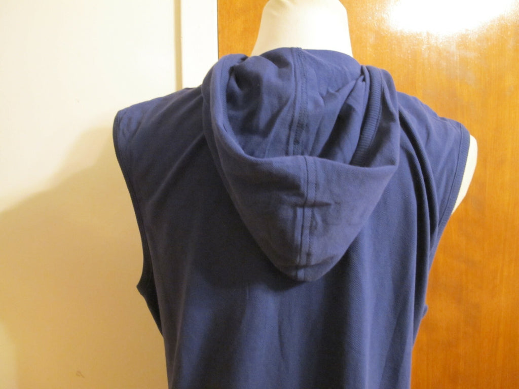 Stan Herman women's navy cotton dress Large