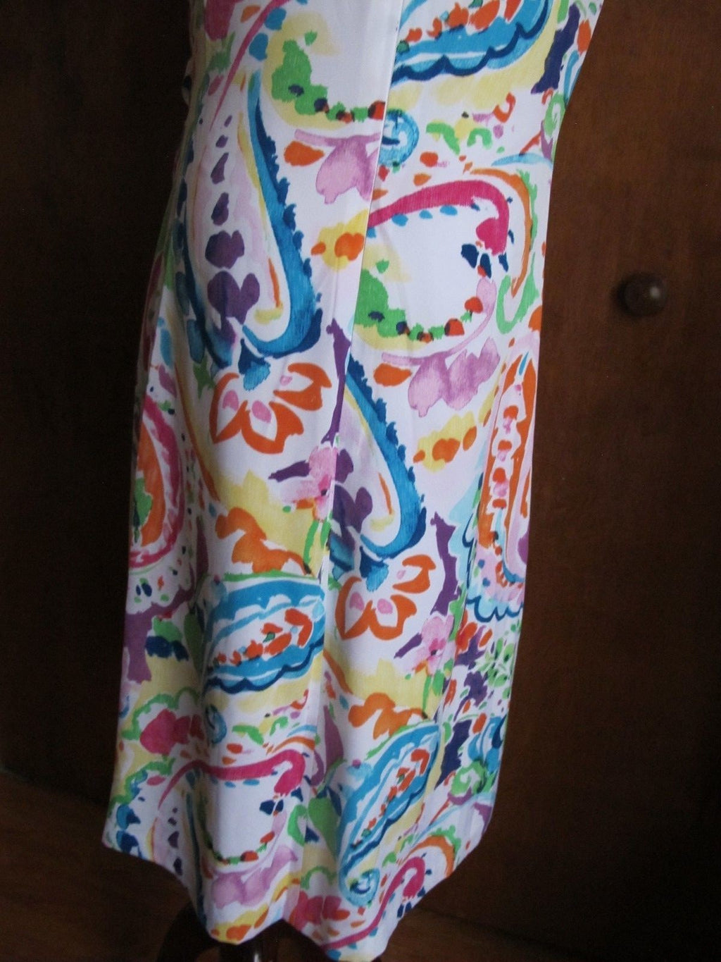Ralph Lauren Women's Multi Color Lined Faux Wrap Dress New
