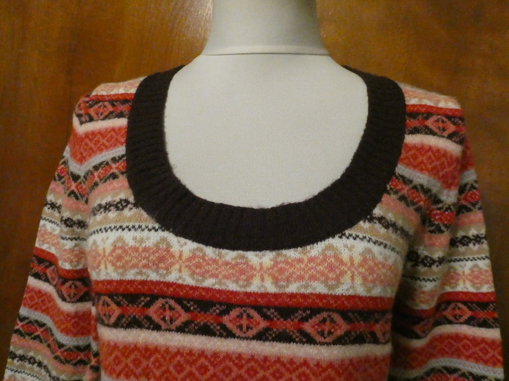 New York&Company women's multicolor long sleeves sweater size Medium preowned