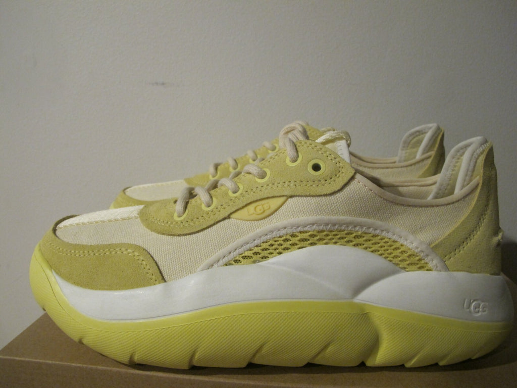 Ugg Australia La Cloud Low Women Slip On Sneaker Shoes yellow white 1107945 sz 9
