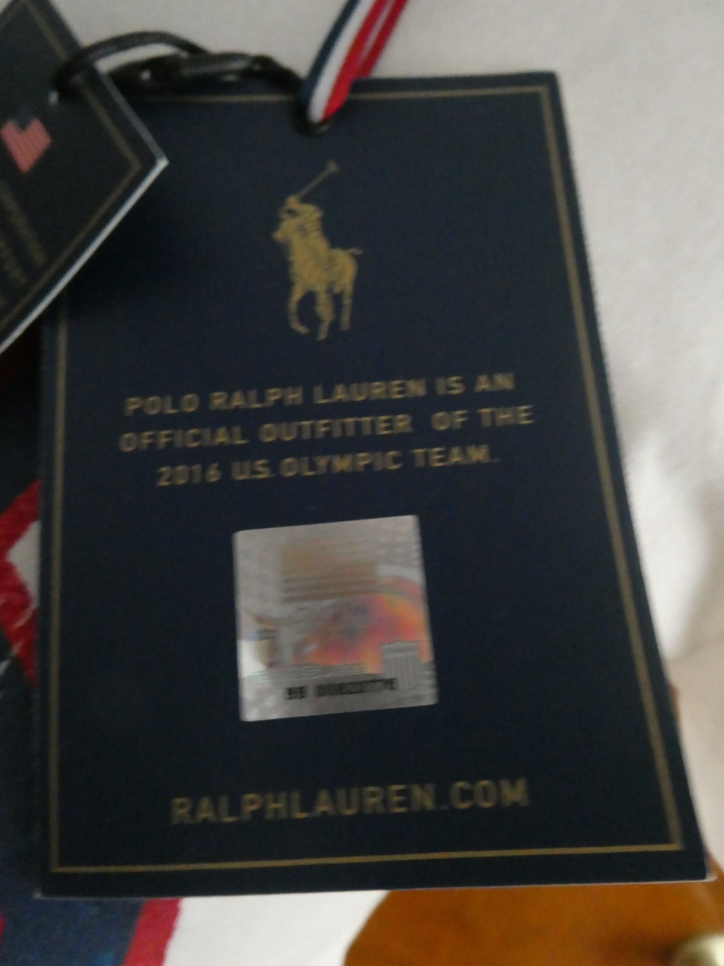 Polo Ralph Lauren 2016 Team USA Olympic T-Shirt Women White Cotton Authentic