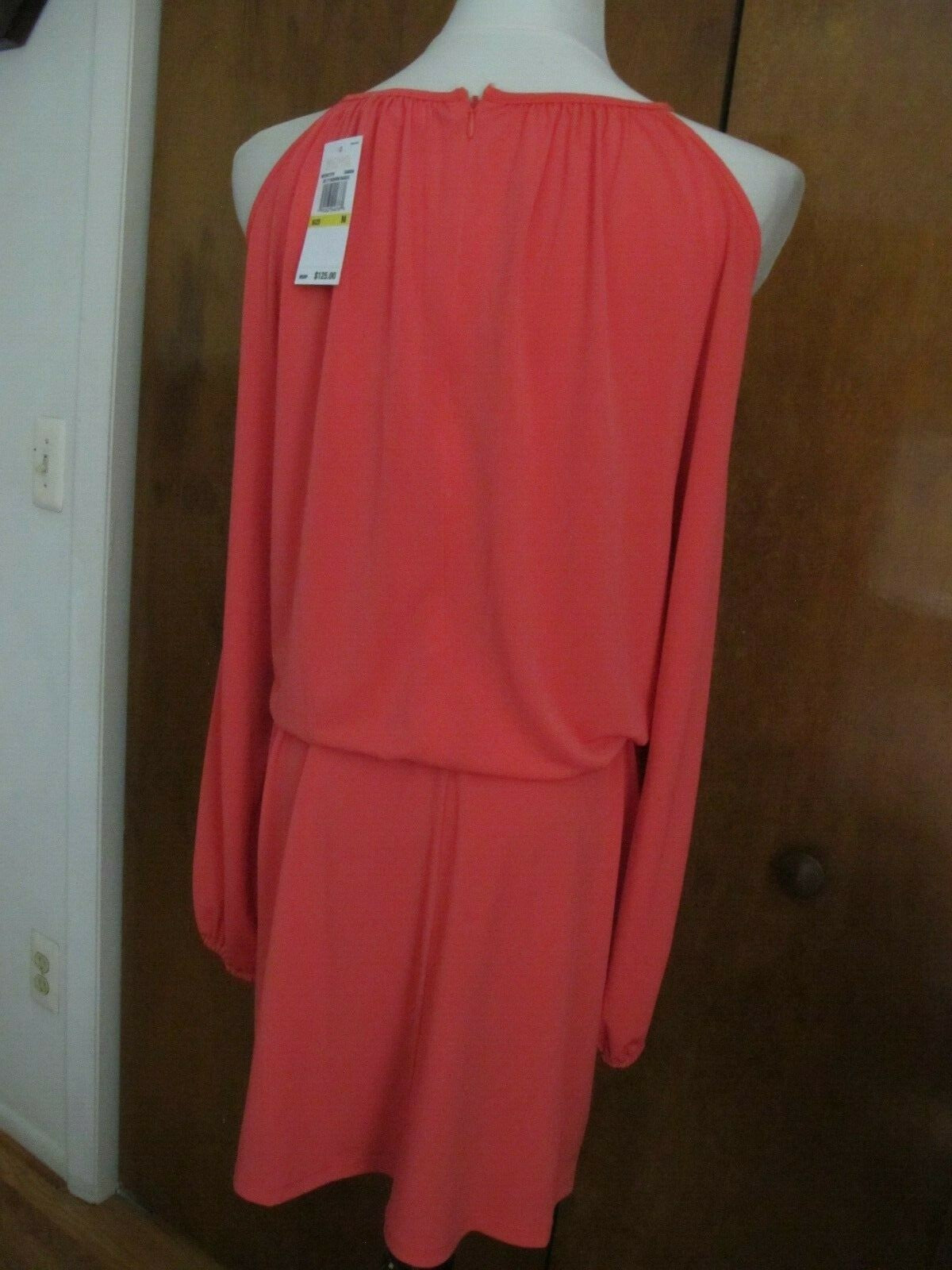 Michael Kors women's red cutout dress Medium New