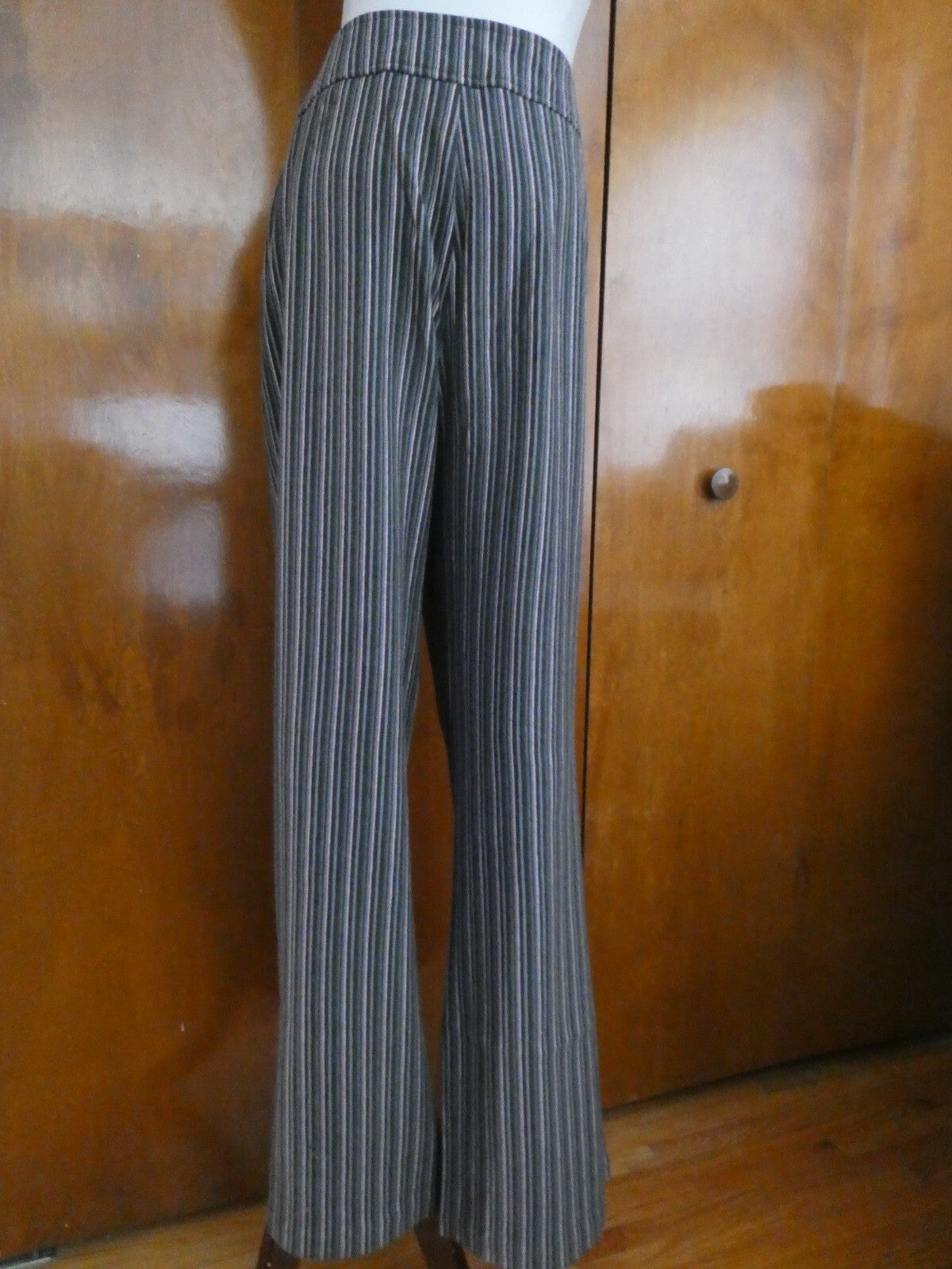 New York &Company women striped wide leg pants size large