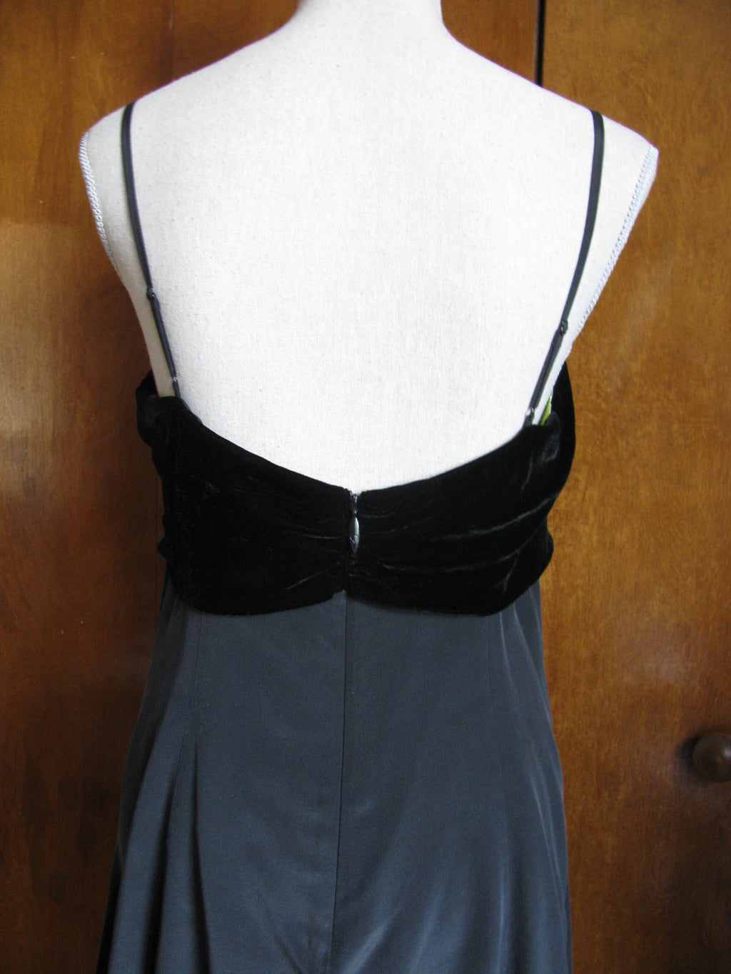 Juicy Couture Women Black Silk And Velvet Dress Fetherstons Collectin New Size M