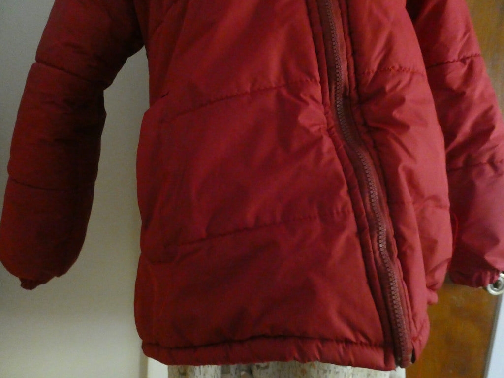 JUST Women’s Jacket Coat Red/Black Removable Hooded Size Small