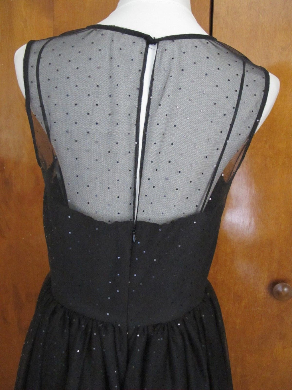 Anthropologie Donna Morgan women's black evening dress size 12 New