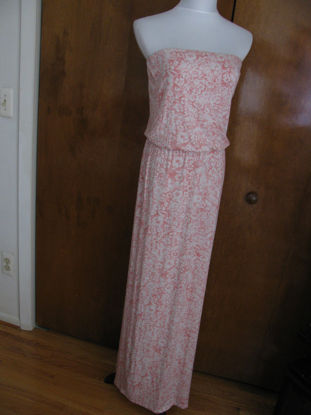 Armani Exchange Women's Faded Floral Modal Long Dress New