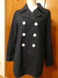 J. Crew Women’s Button Up Cotton Casual Long Blue Jacket/Coat Size 12