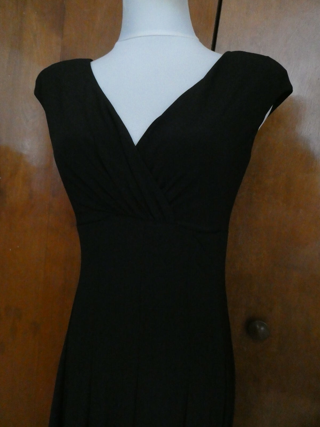 Ralph Lauren Laurel Women's Black Detailed A-line Dress 6