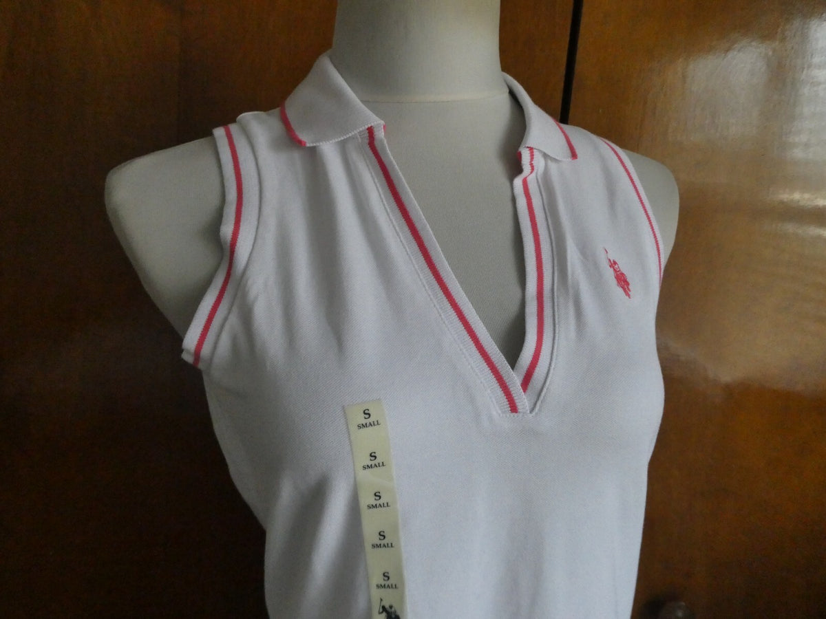US POLO ASSN Women’s White USPA Sport Athletic Workout Dress Size Small