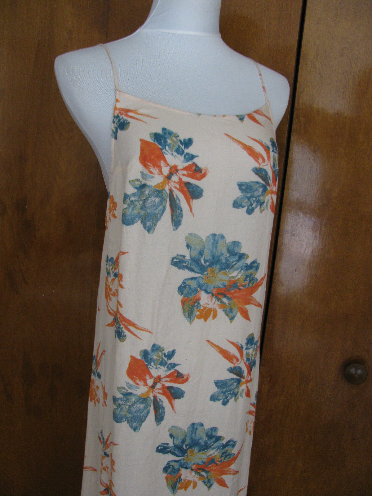 Free people womens combo flared silhouette lightweight soft rayon New dress 