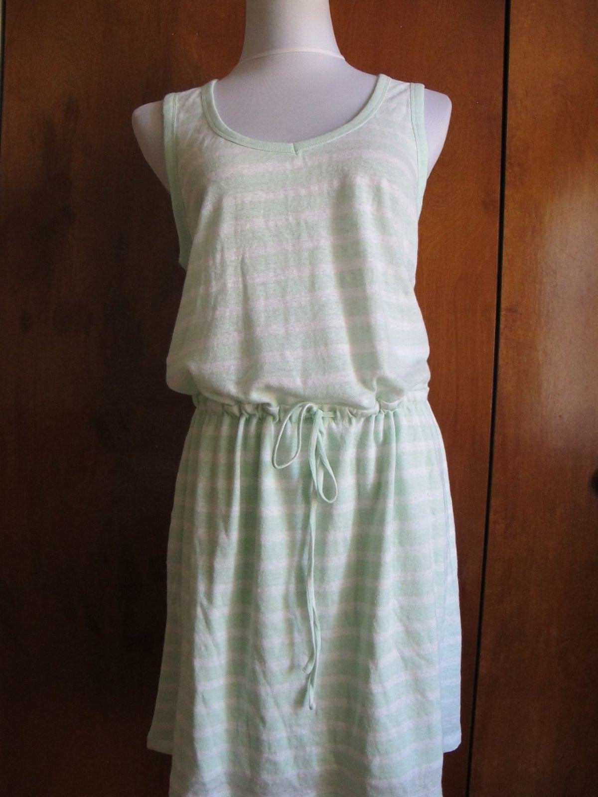 Gap women's stripped cotton linen dress size Medium 