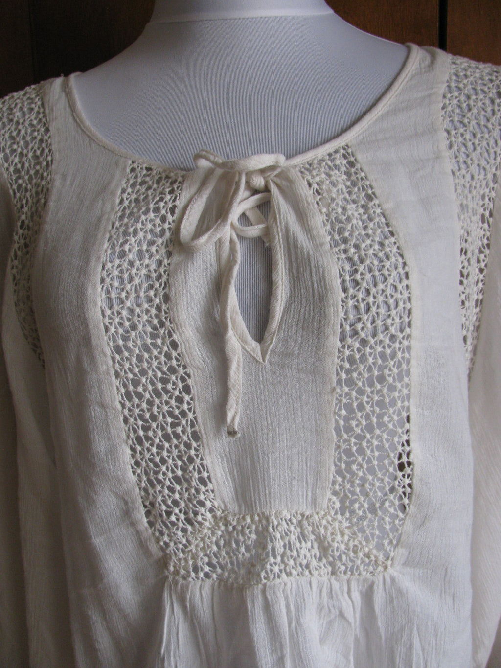 Denim & Supply women’s off white cotton viscose top Small New