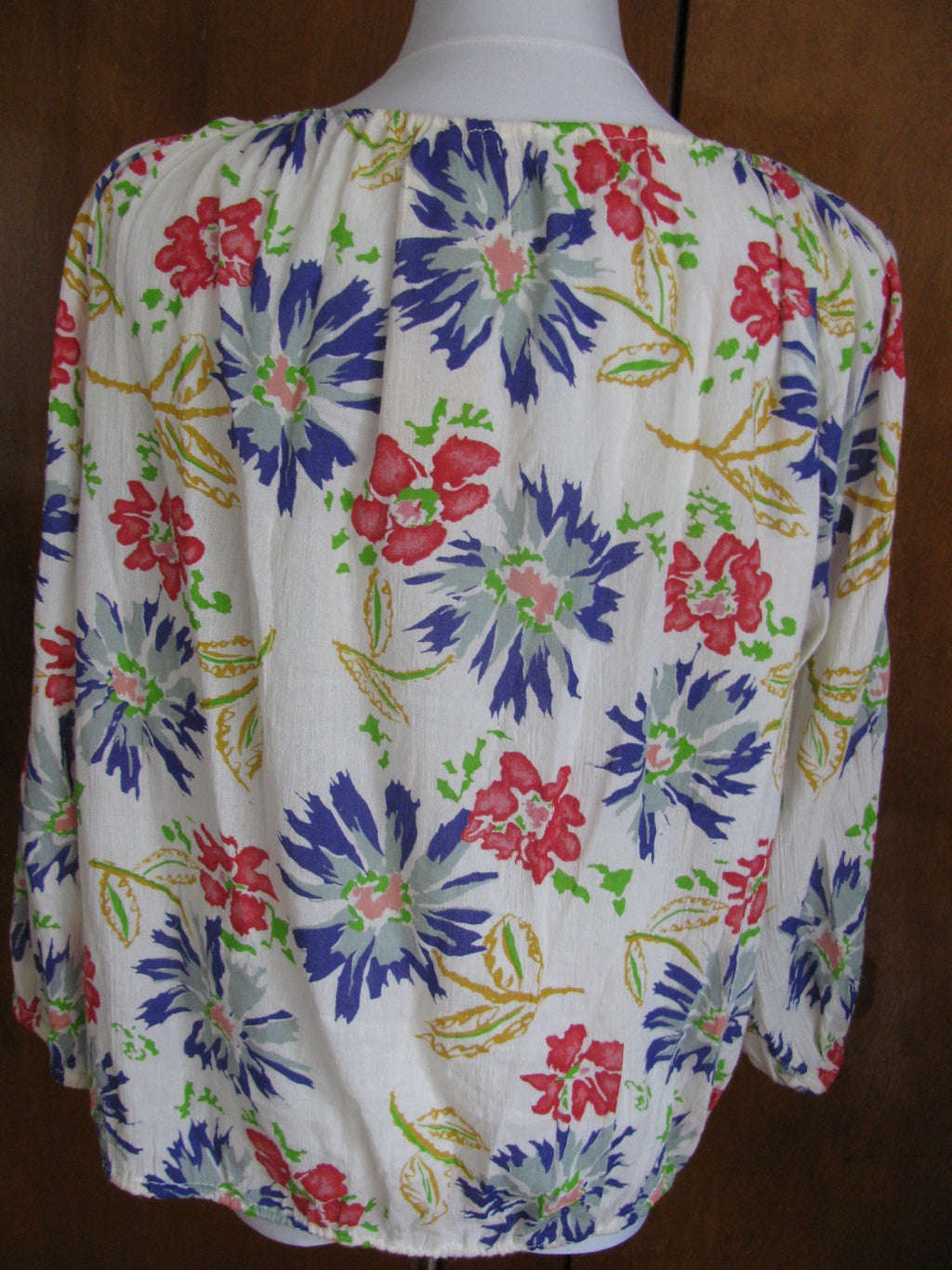 Denim & Supply women’s cotton/viscose colored 3/4 sleeves top large