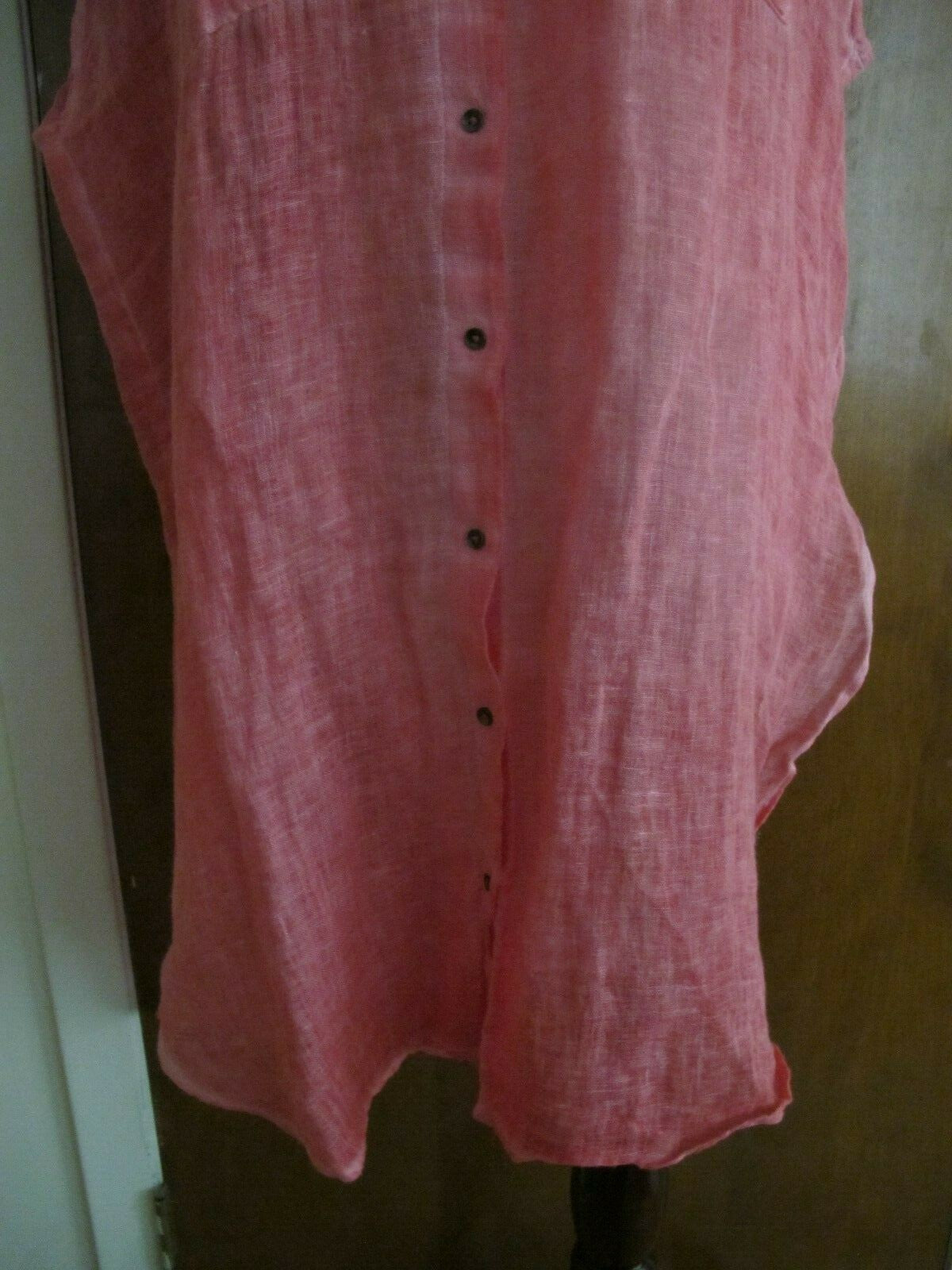 Anthropologie Holding Horses Women's  Red Rouge Tunic Long Top Size Medium
