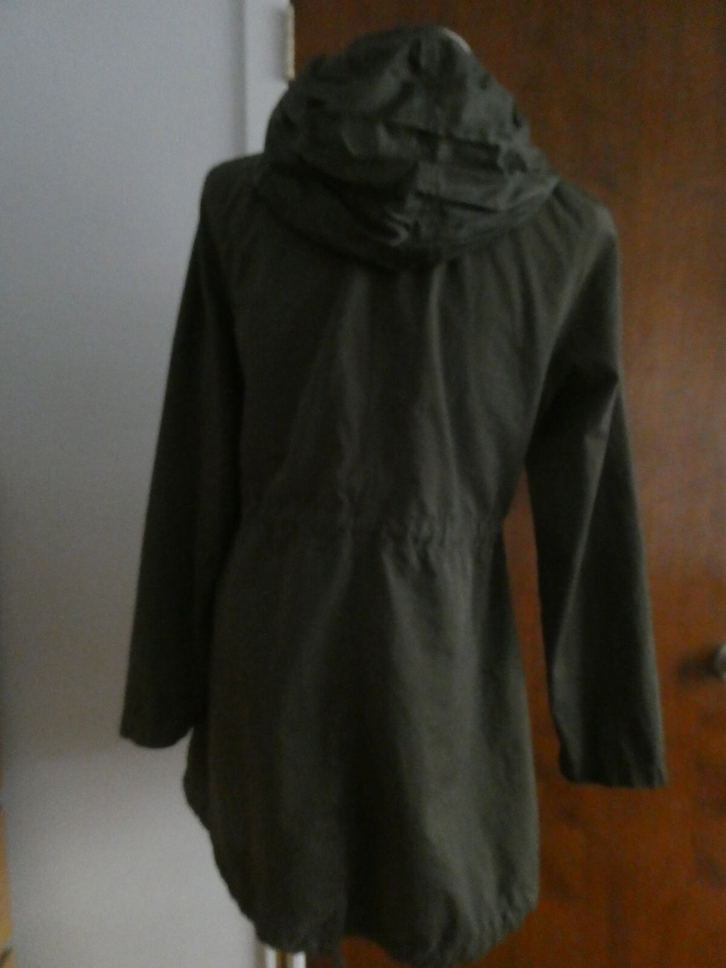 Mossimo Supply Co Women’s Olive Green Water Resistant Hood Jacket Size Small