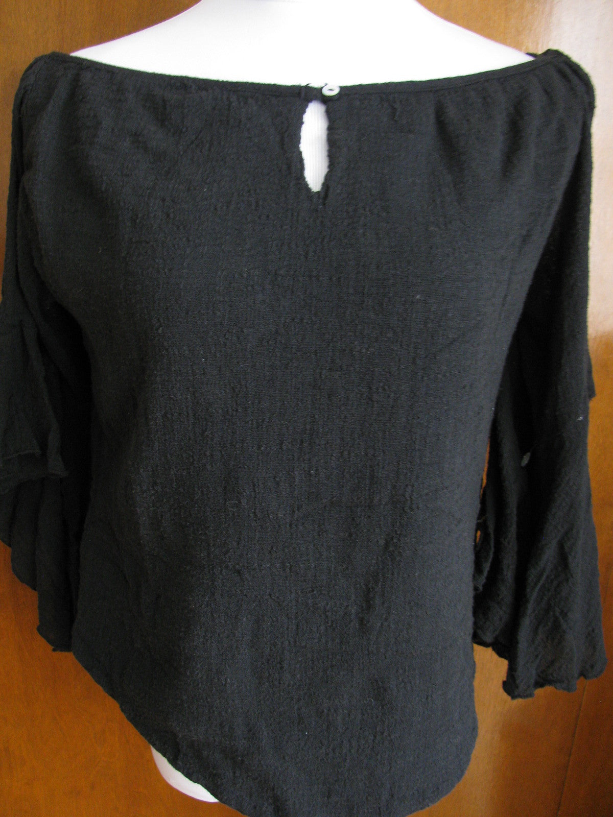 Surf Gypsy women’s cotton soft black top Large