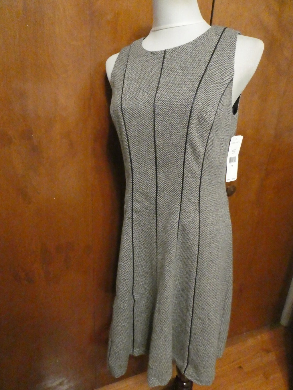 Ralph Lauren women's black/cream A-line dress size 10,12