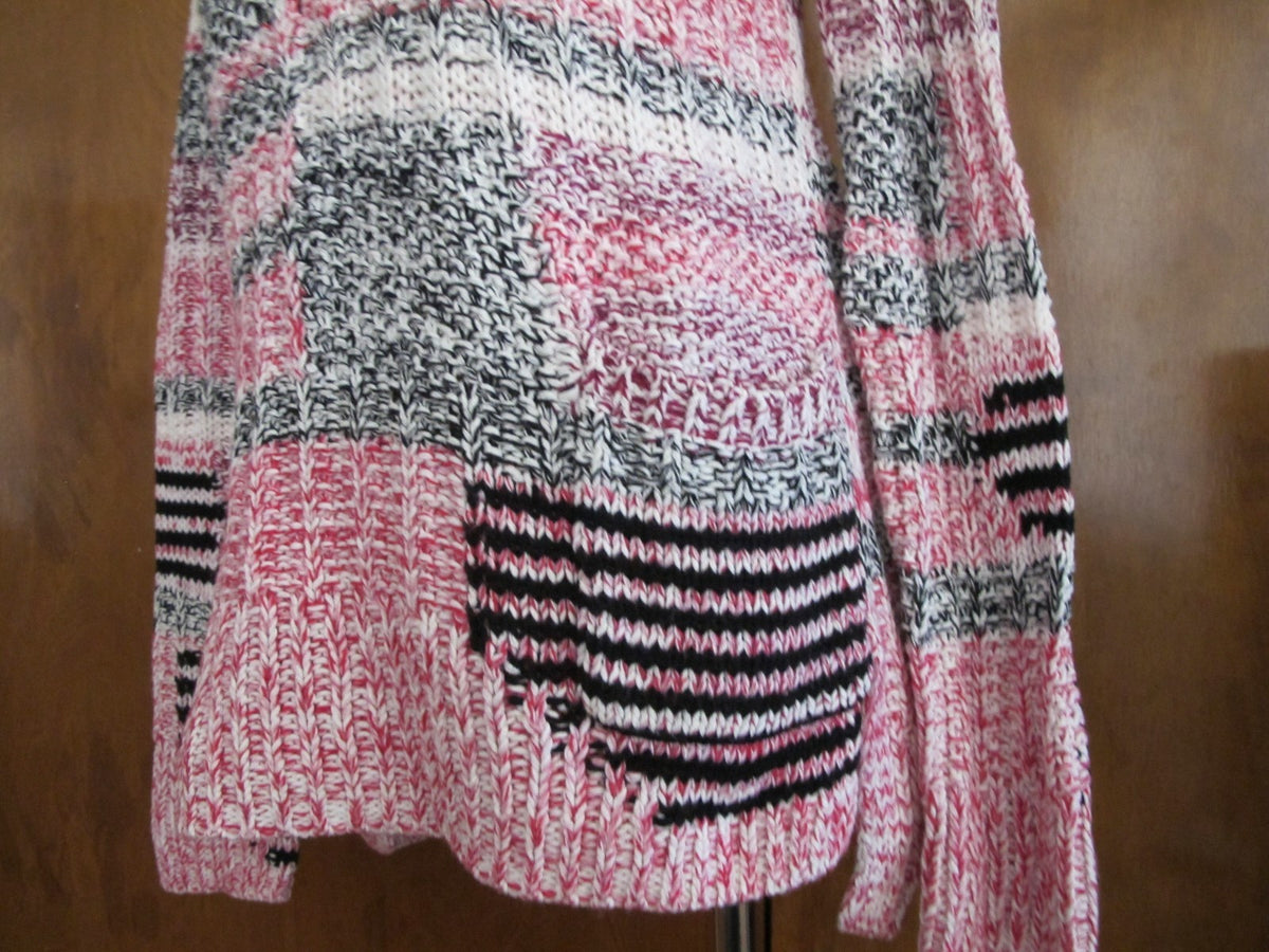 Anthropologie Sparrow Womens Multi Color Turtleneck Sweater Small 