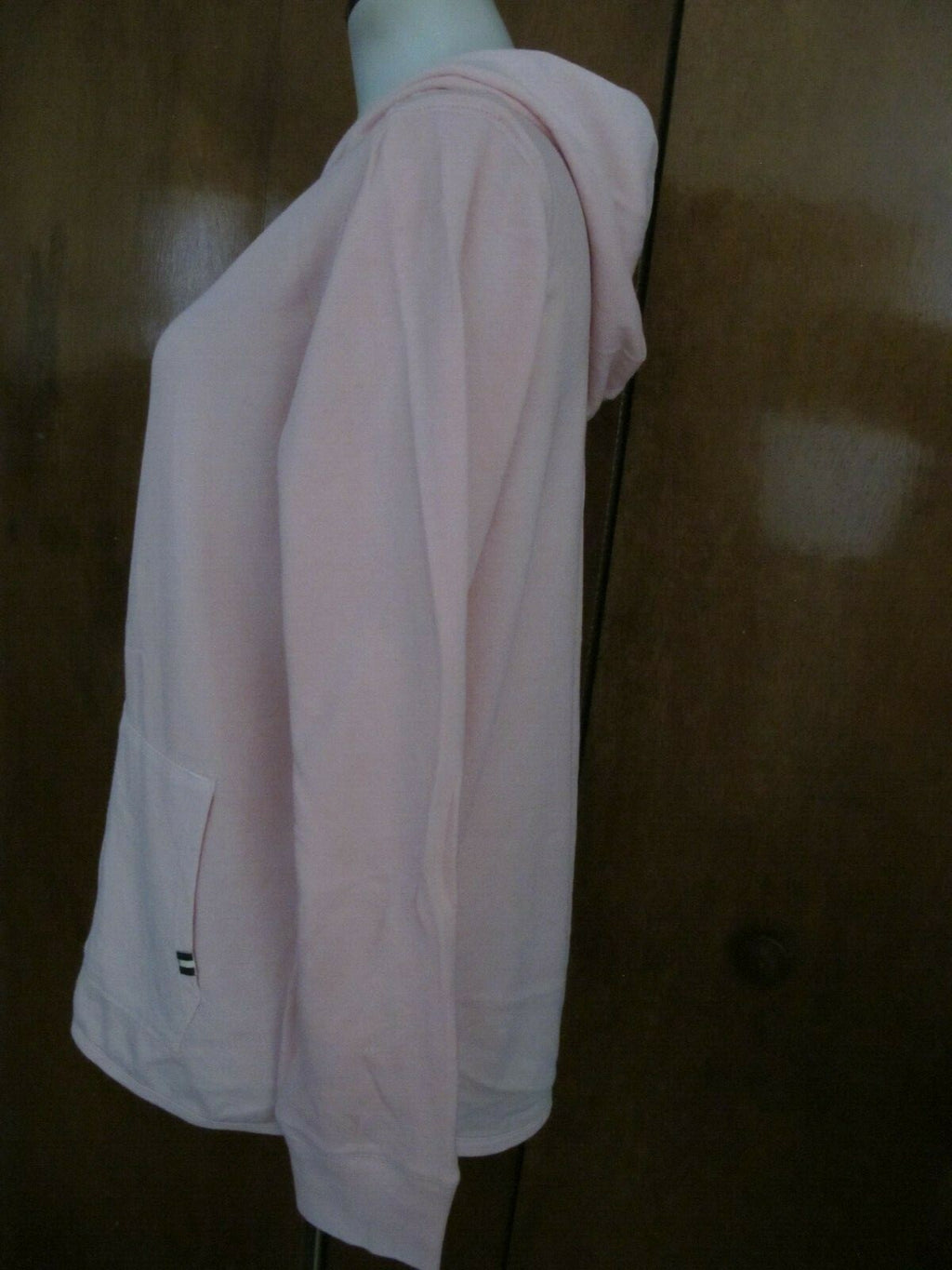 Gap Women's Light Pink Cotton Blend Hooded Pullover Sweater Large