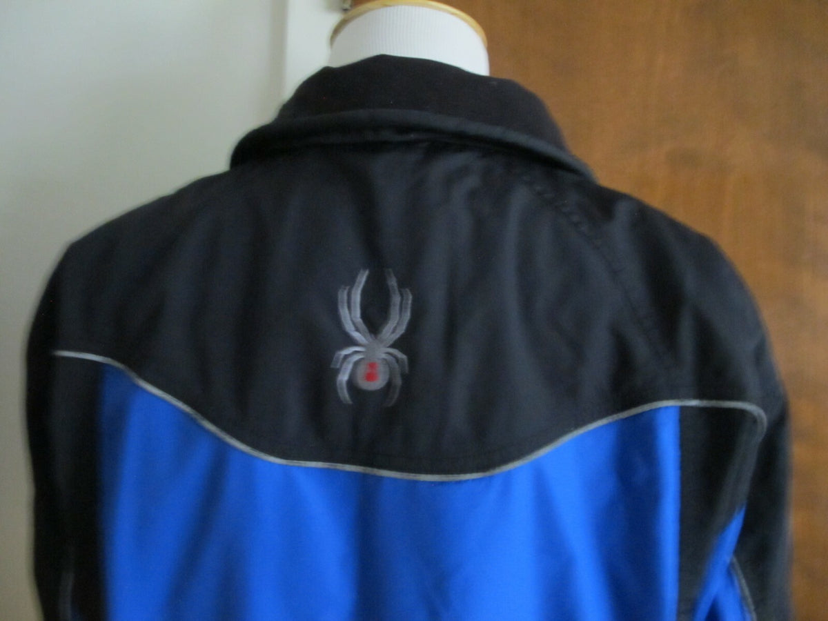 Spyder Men’s Blue/Black Coat Jacket Full Zip Large 
