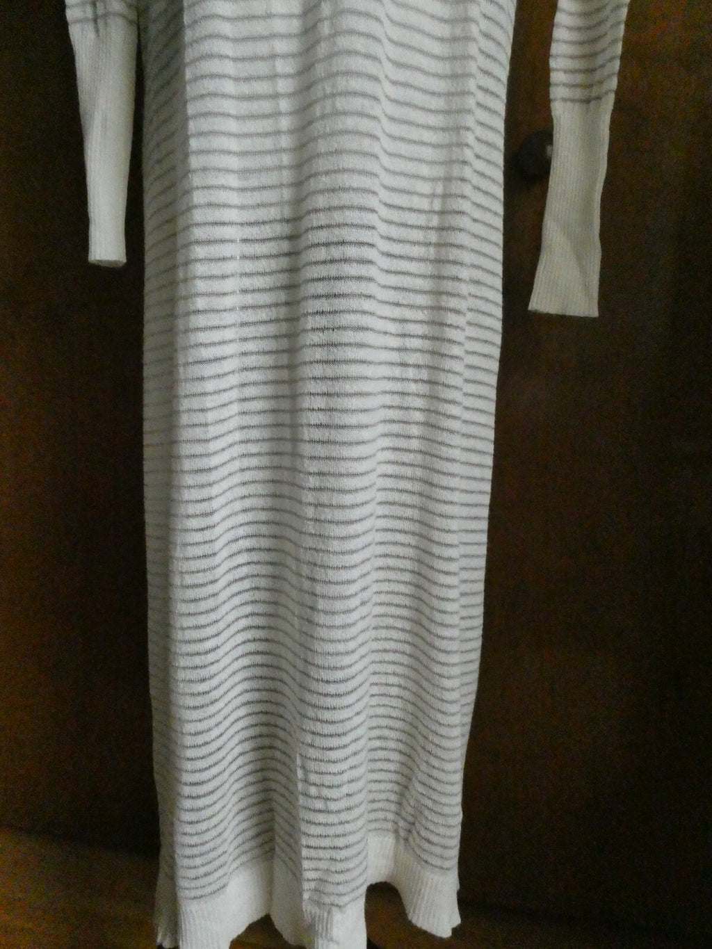 Free People Women's Ivory Comb Long Cardigan Xsmall 