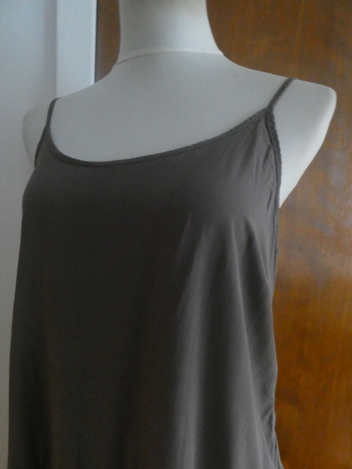 Unit QLO women's light brown 100% rayon summer dress size Large