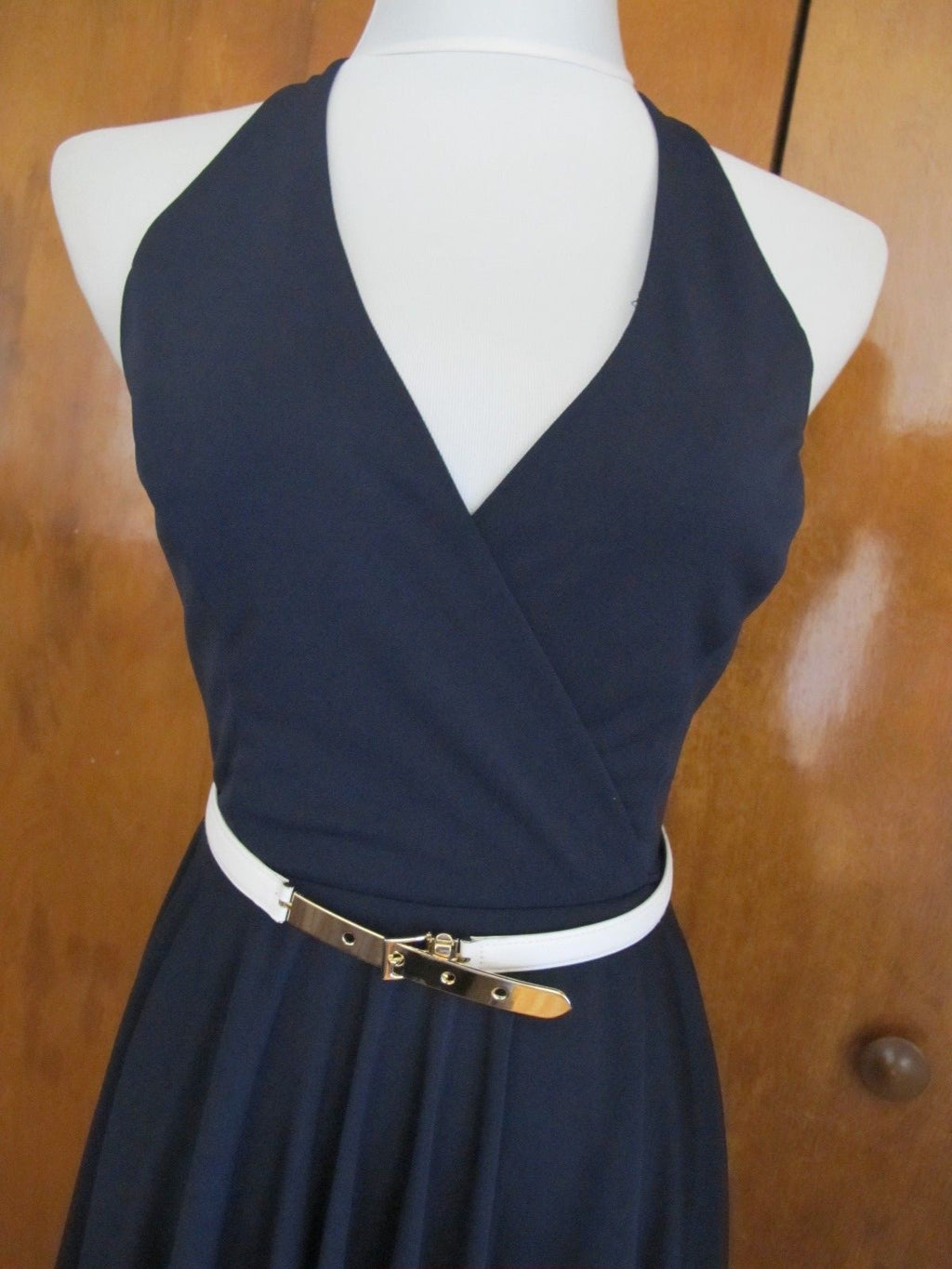 Ralph Lauren Women's Navy A-line Evening NWT Dress Size 0 