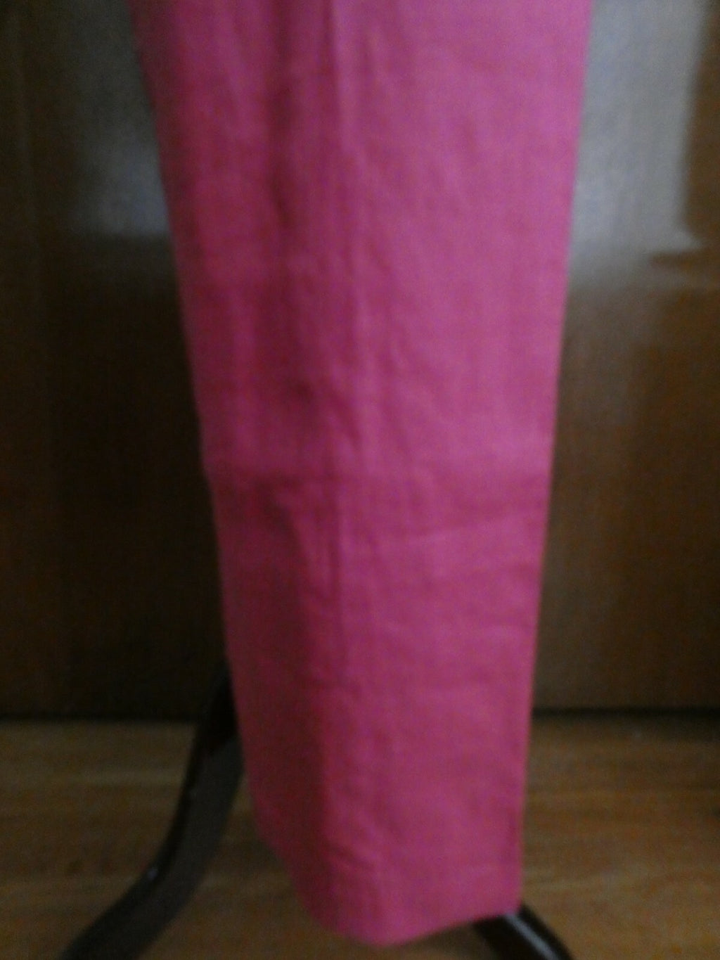 J Song Collection women's pink 100% linen full lined pants size 12 New