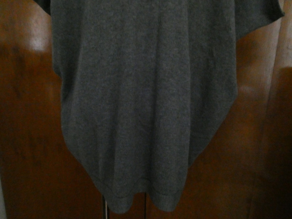 Ann Taylor Loft women's gray cotton/viscose stylish open front cardigan Small