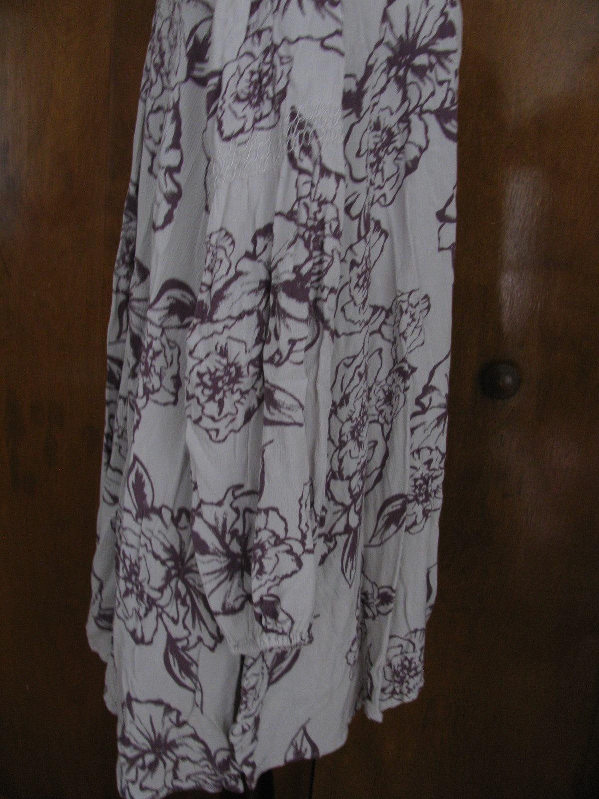 Free People women's cloud combo tunic top rayon size Large 