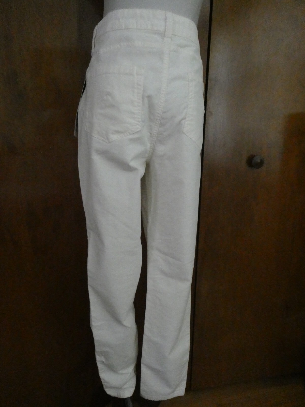Lauren Ralph Lauren Women’s Winter Cream Slim Straight Leg Mid-Rise Pants 14