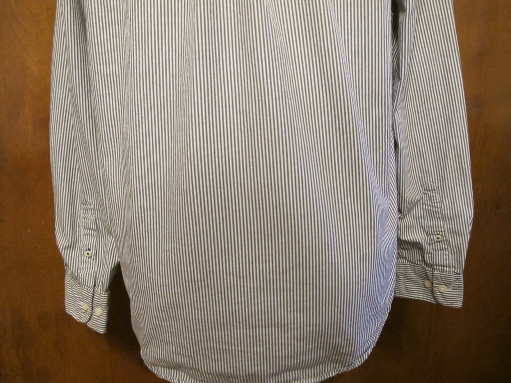 Tommy Hilfiger Striped Men's Long Sleeve Button-up Shirt Size Large