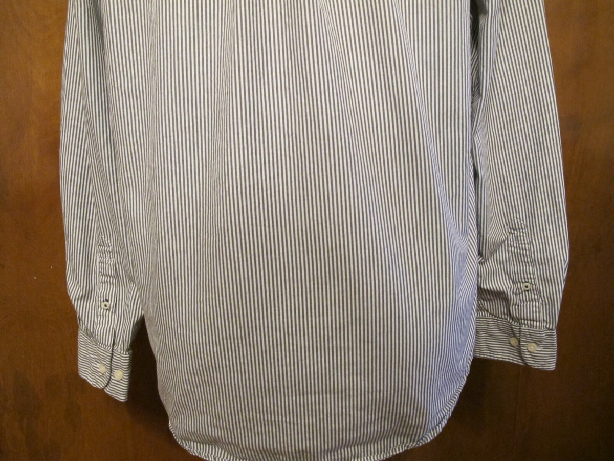 Tommy Hilfiger Striped Men's Long Sleeve Button-up Shirt Size Large