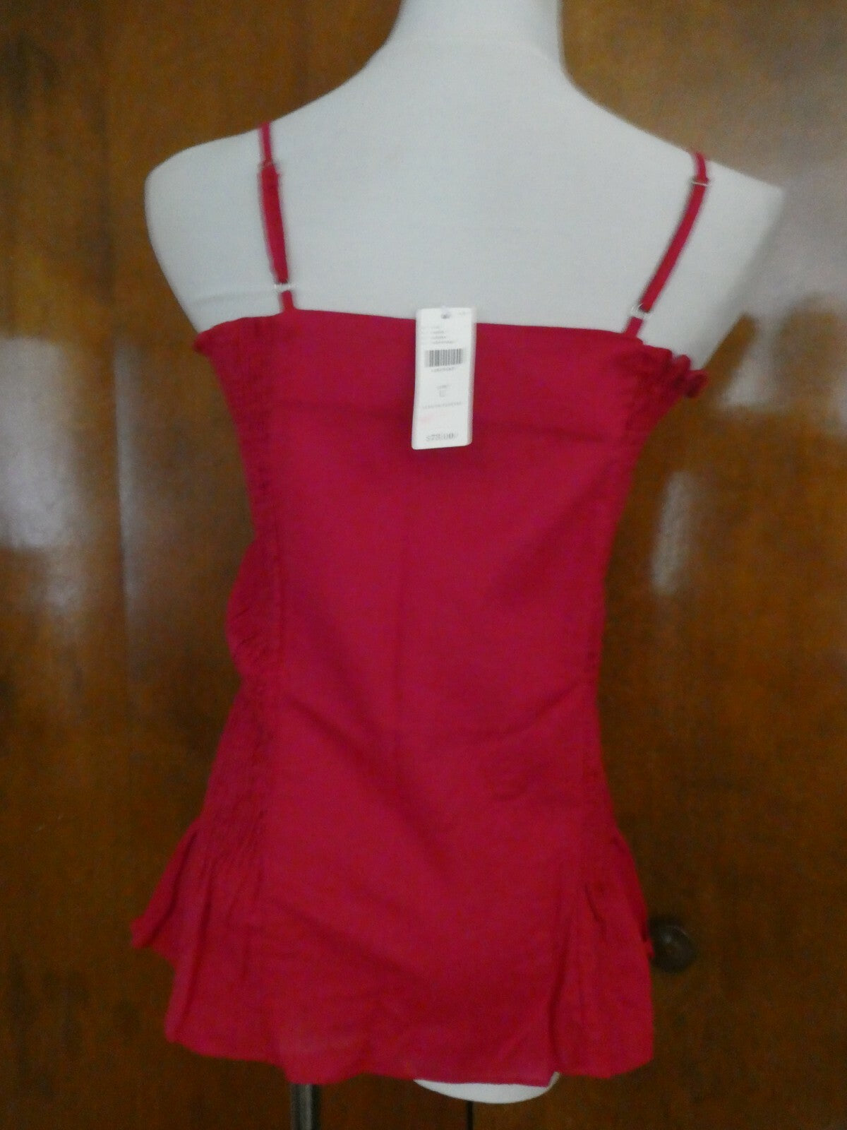 Anthropologie Maeve Women’s Cotton Raspberry Tank Top Size Large