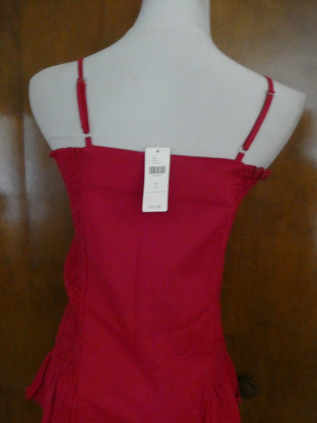 Anthropologie Maeve Women’s Cotton Raspberry Tank Top Size Large
