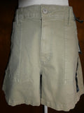 U.S. Polo Assn Women Bermuda Shorts Size 16 High Rise Khaki Style 216652YA