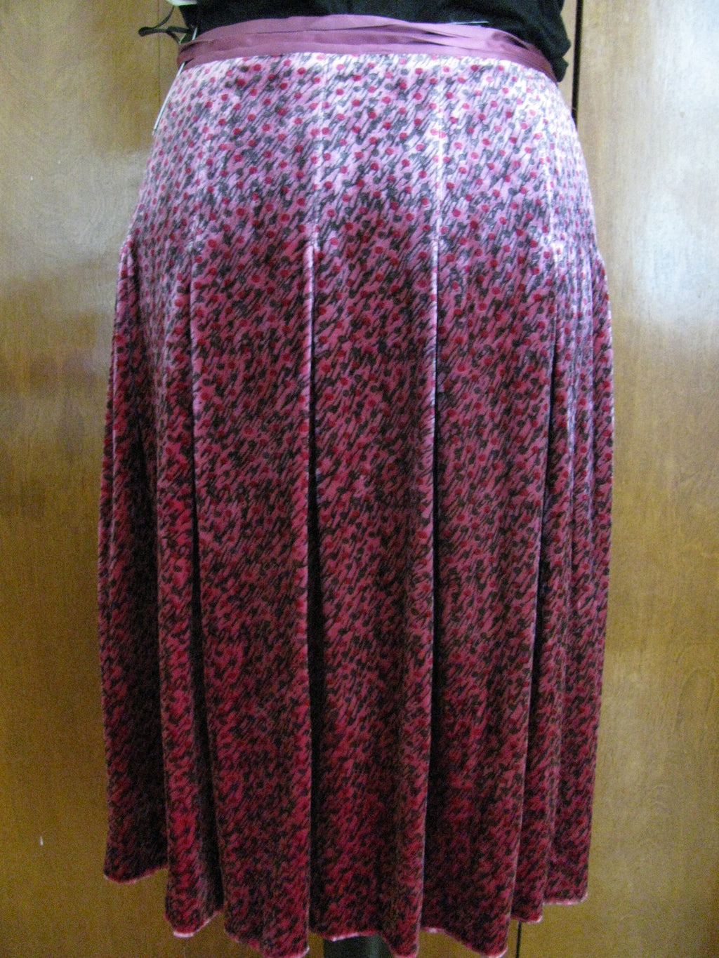 French Connection women's soft viscose silk multicolored  skirt 10 New