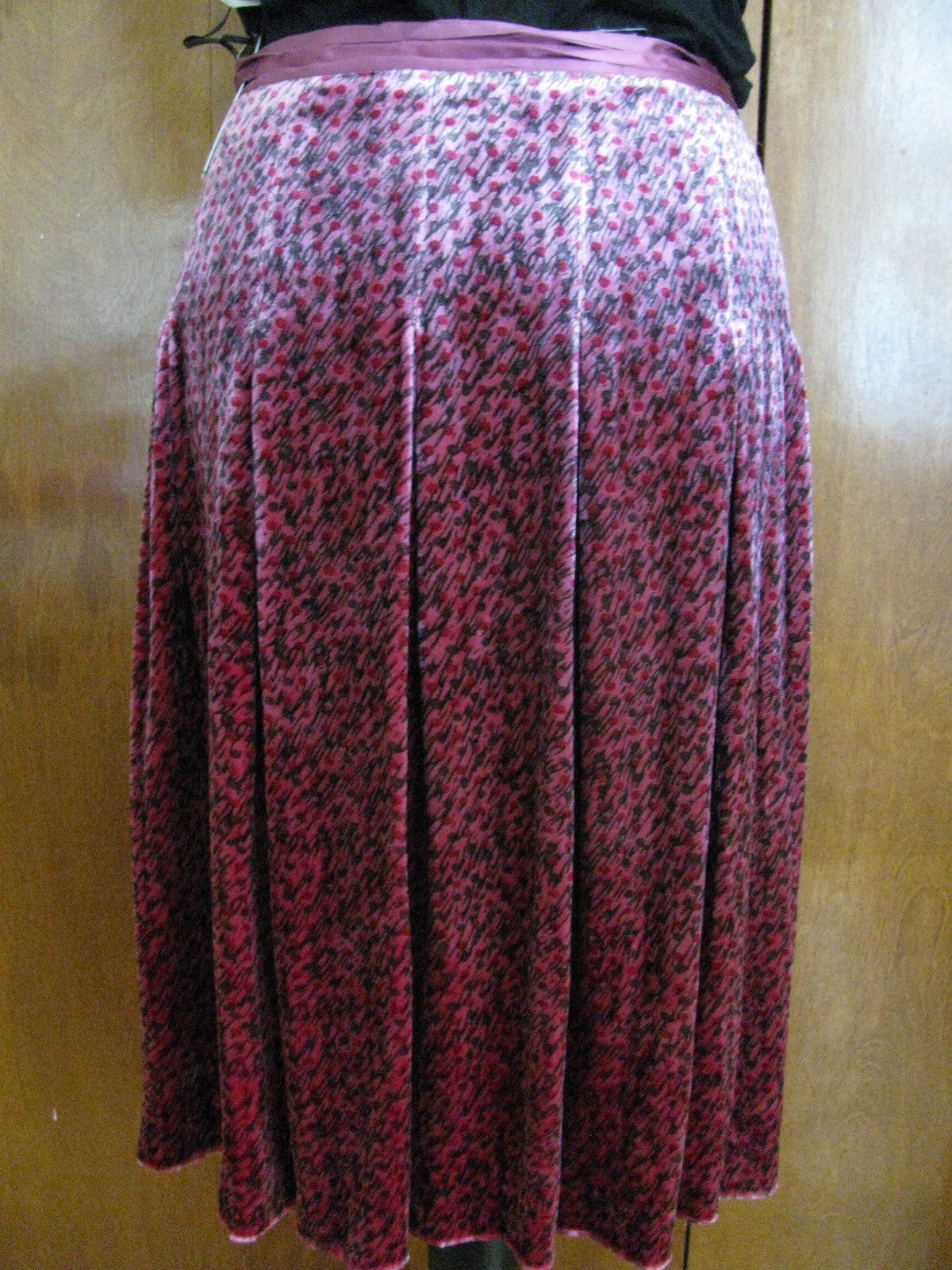 French Connection women's soft viscose silk multicolored  skirt 10 New