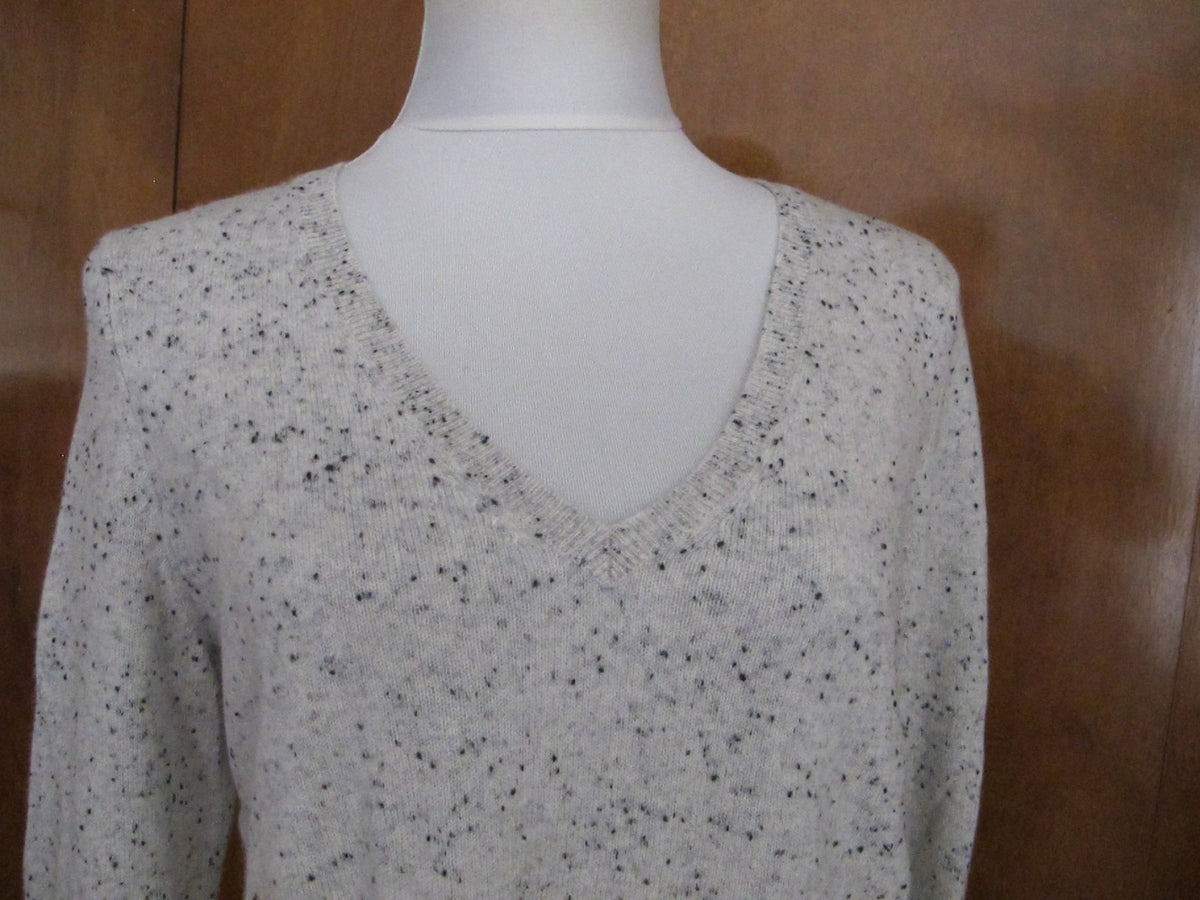 Bloomingdale's women's multicolor  2ply cashmere sweater Size XLarge NWT