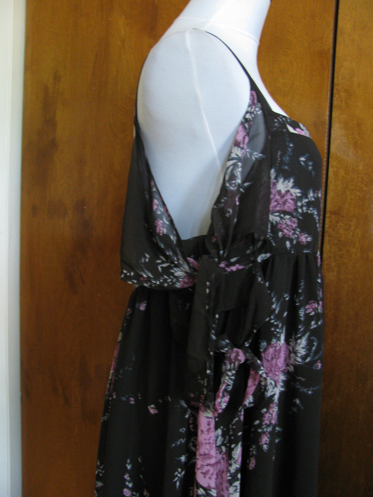 Free People women's black comb detailed lined New dress 