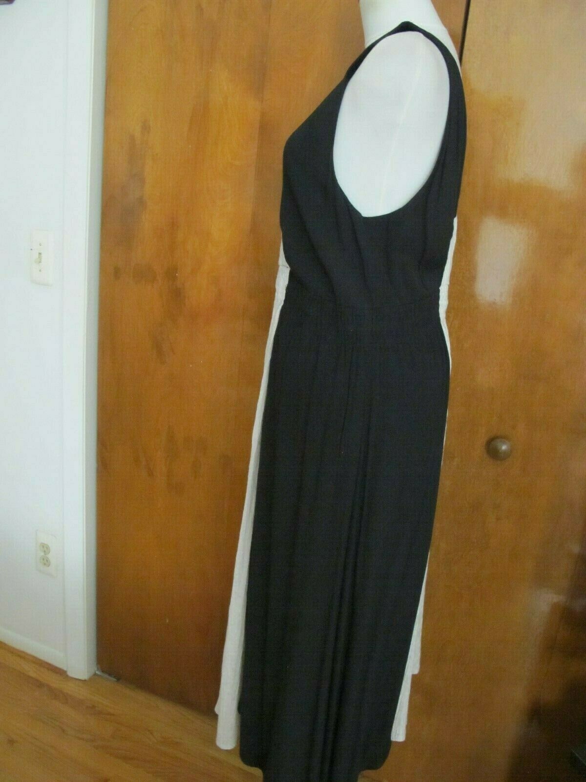  Anthropologie Maeve women’s black noir lined evening dress size large NWT 