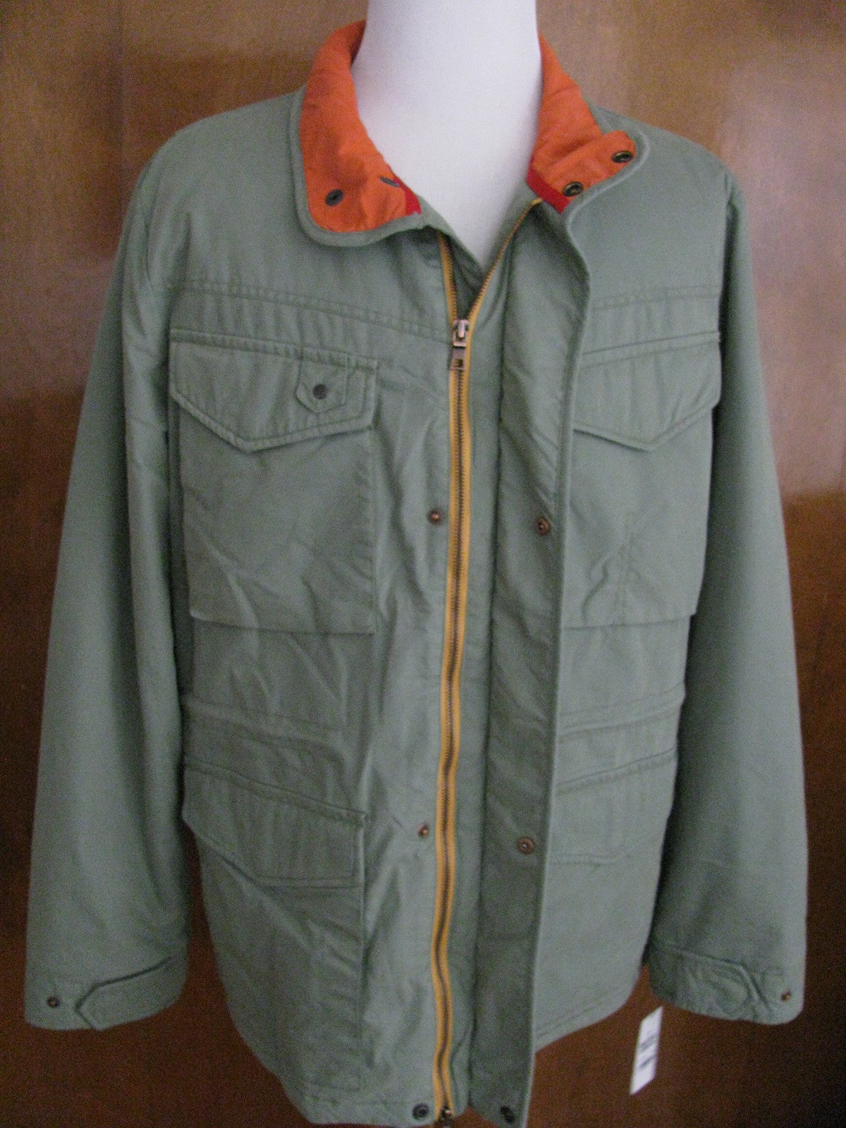 Nautica Men’s Green Seaspray Coat Jacket 