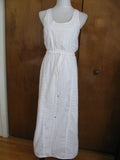 Michael Kors Women's White Lightweight Lined Maxi Dress PS 