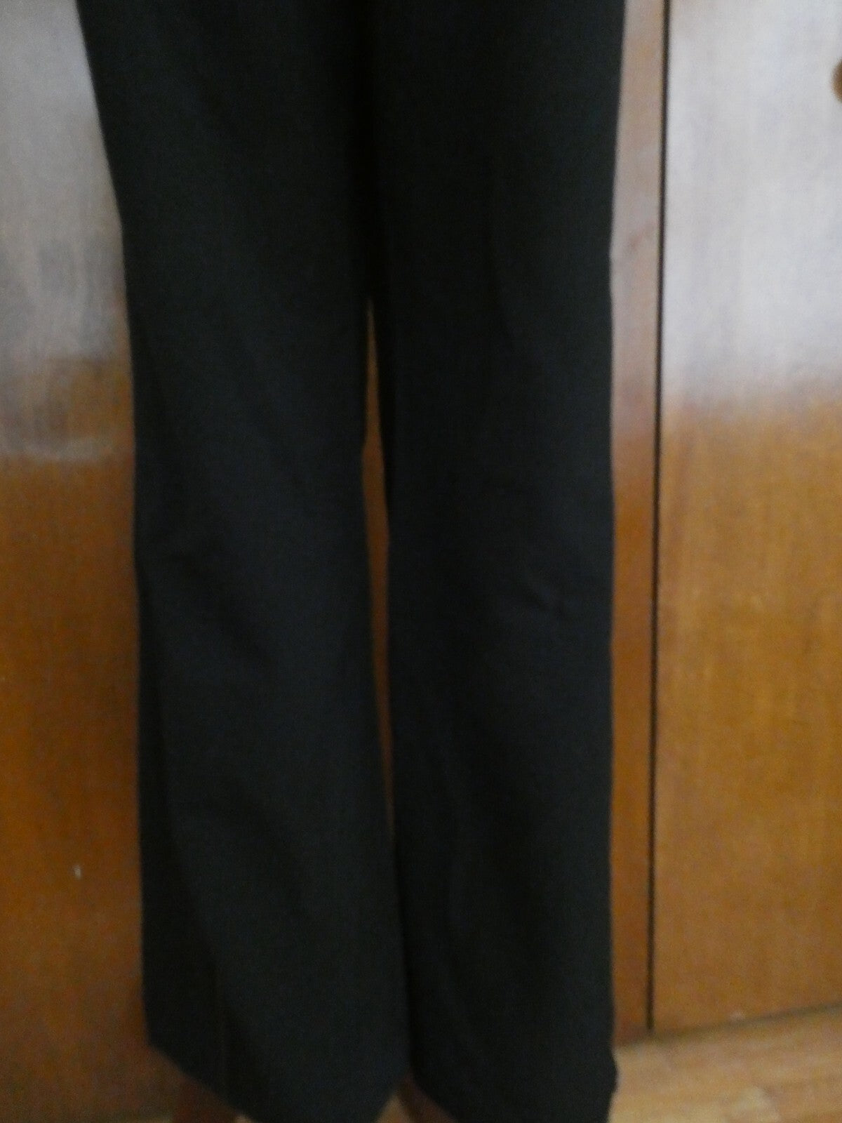 Gloria Vanderbilt women's black dress pants decorated with leather 14 (fits 12)