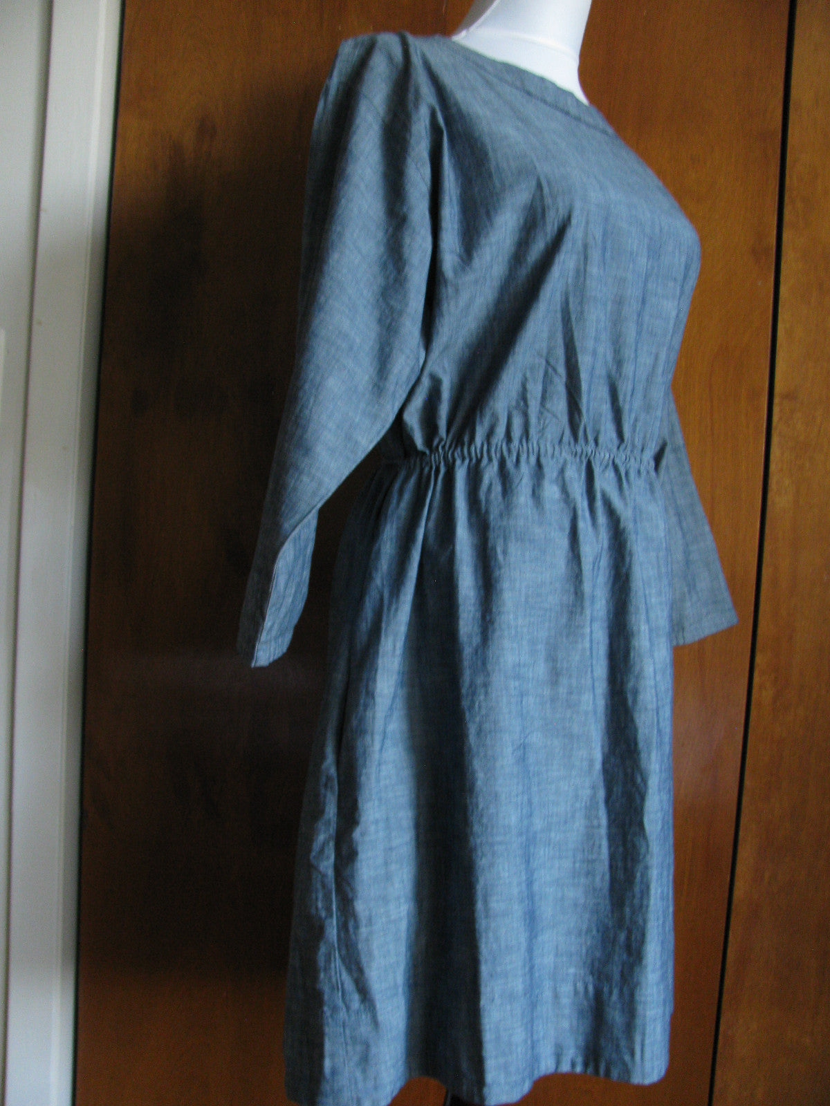 Gap women's gray cotton long sleeves dress New