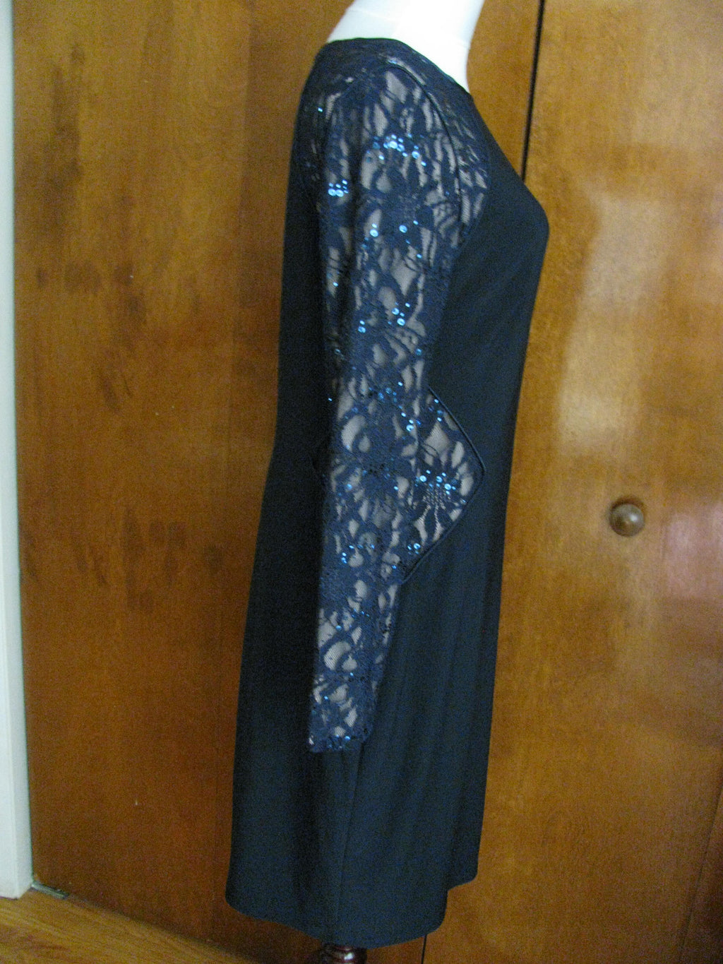Ralph Lauren women's navy lined evening dress Size 4