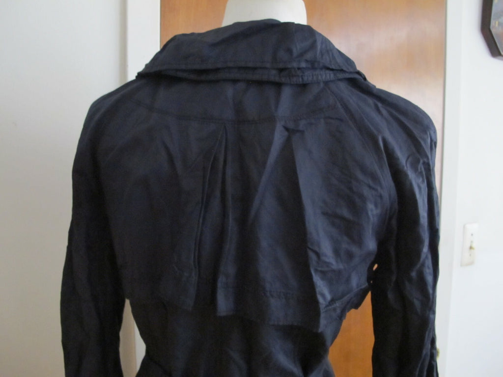 Tahari women's navy stylish coat size Medium