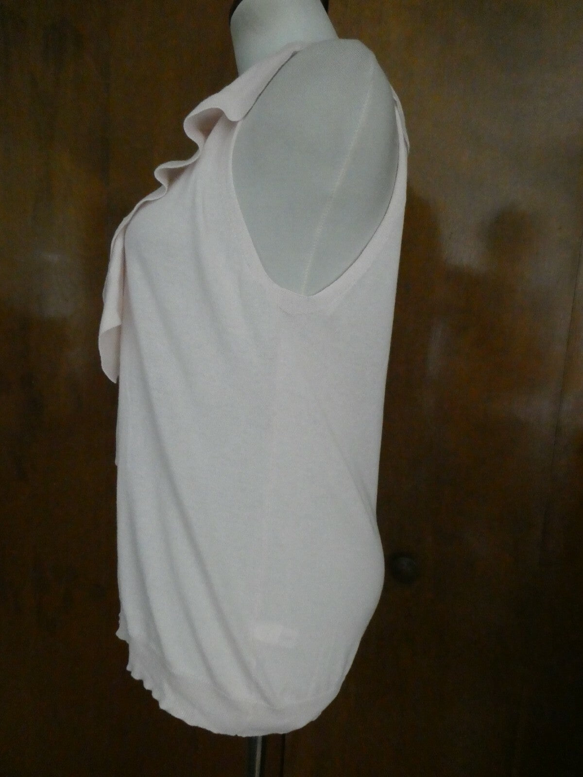 Gap women’s pink cotton/modal top hook closure size Large